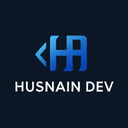 Husnain Dev Logo